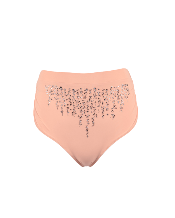 Rosé High-Waisted Bikini Bottom