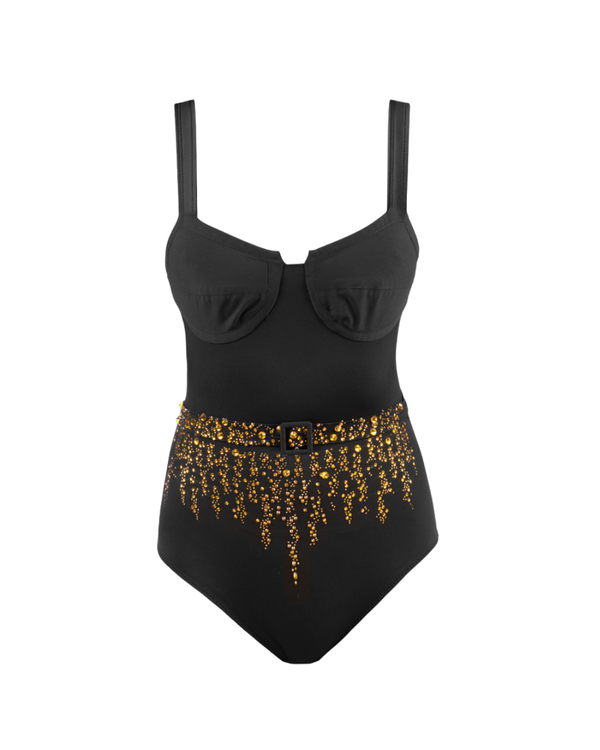 Nova Belted One-Piece Swimsuit