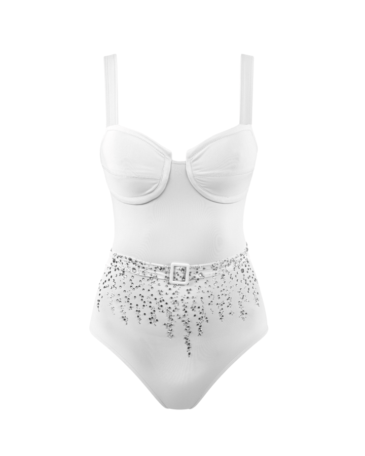 Halo Belted One - Piece Swimsuit Ya Omri Luxury Swimwear