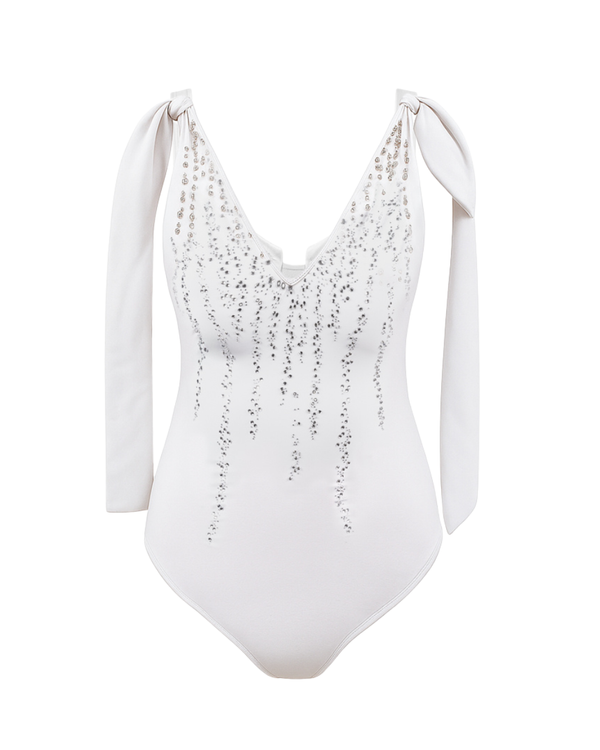 Halo Tie-Strap One-Piece Swimsuit