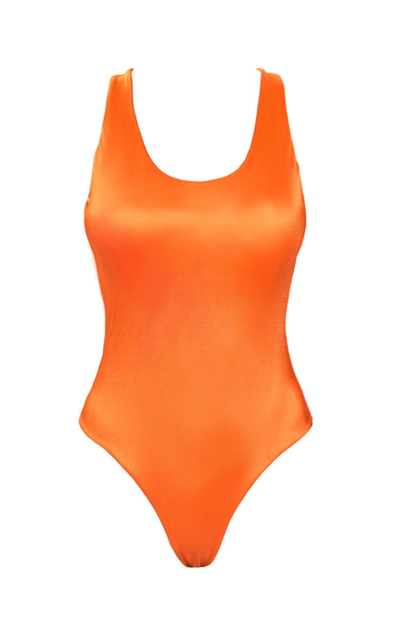 Orange Sunset Mirage One Piece Swimwear