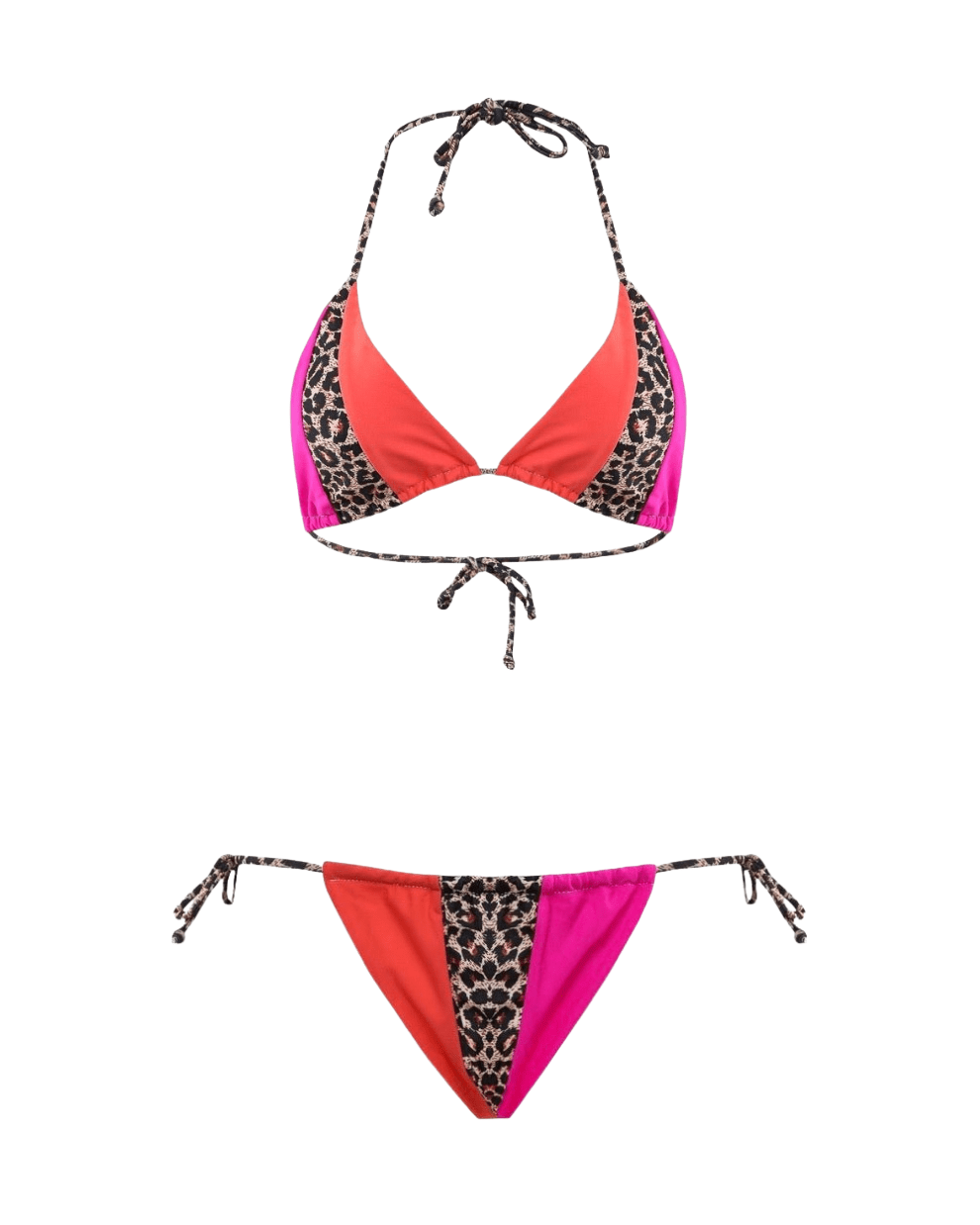Leopard Thong Bikini Set