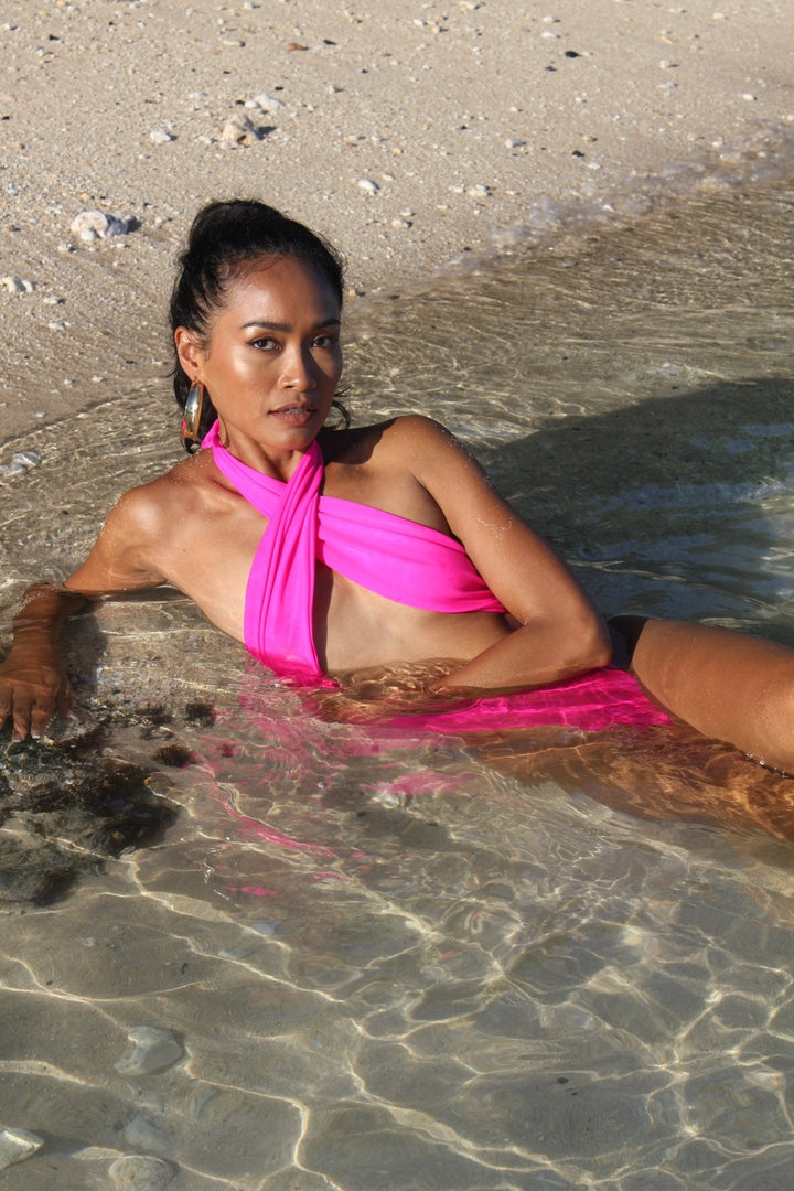 Pink Flamingo One Piece Swimwear - YA OMRI SWIMWEAR