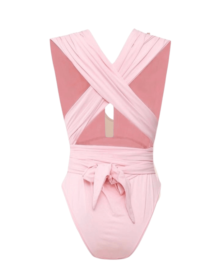 Pink Jasmine Multiway One - Piece Swimsuit Ya Omri Luxury Swimwear