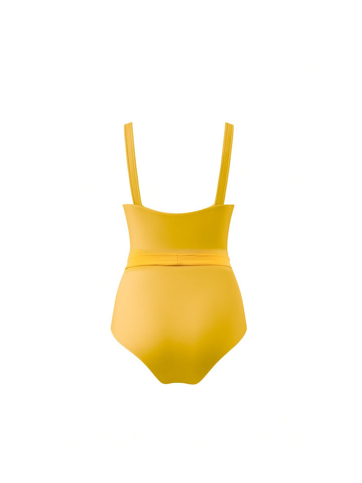 Solar Belted One - Piece Swimsuit Ya Omri Luxury Swimwear