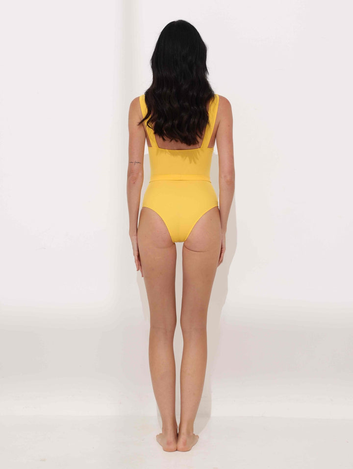 Solar Belted One - Piece Swimsuit Ya Omri Luxury Swimwear