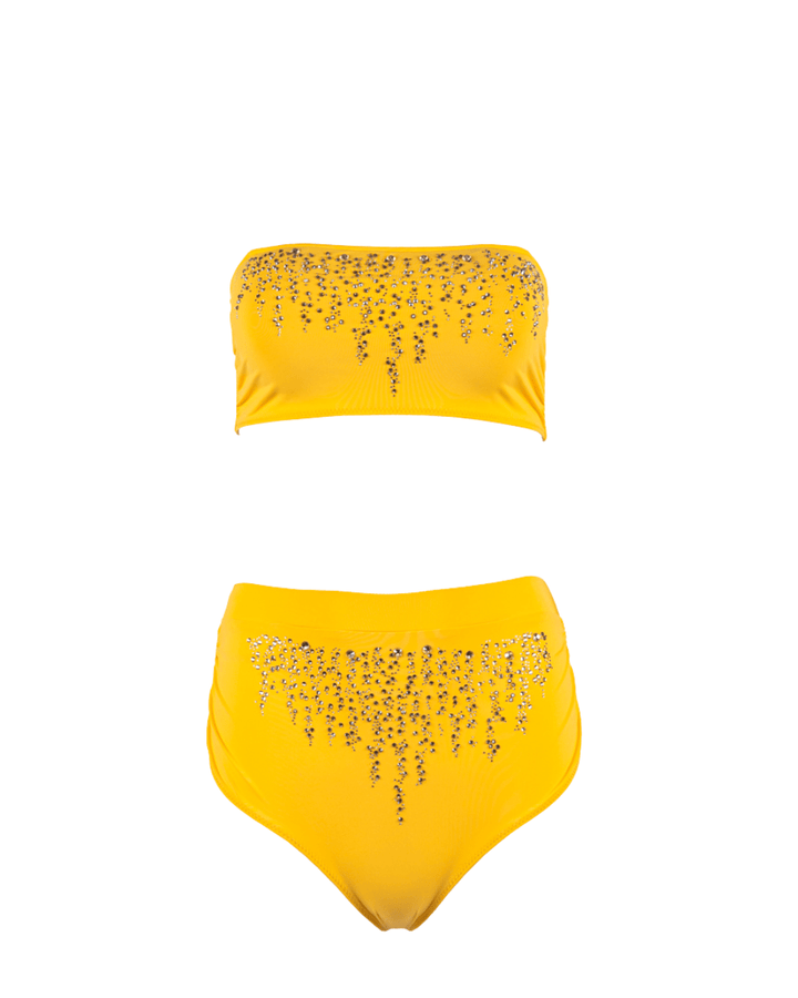 Solar Yellow Bikini Set Ya Omri Luxury Swimwear