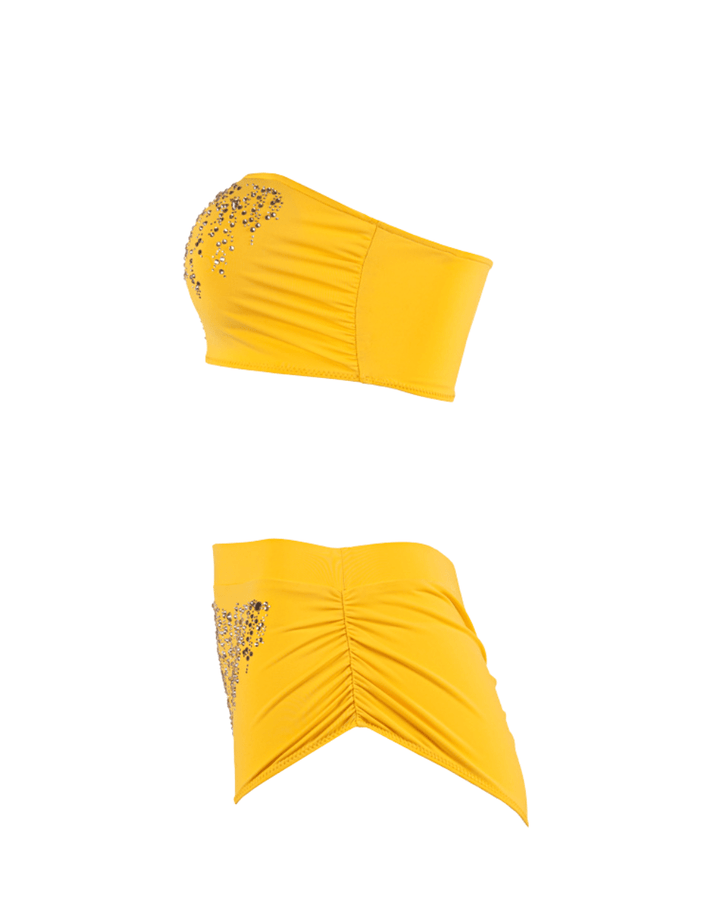 Solar Yellow Bikini Set Ya Omri Luxury Swimwear