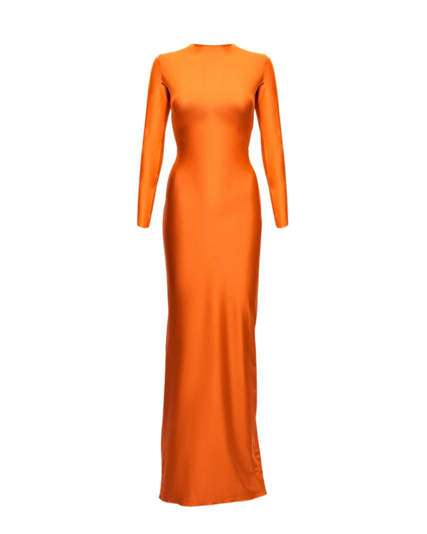 Orange Sunset Mirage Beach Cover Up Dress