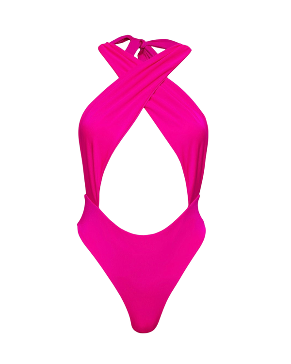 Pink Flamingo One-Piece Swimsuit