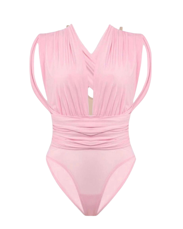 Pink Jasmine Multiway One-Piece Swimsuit