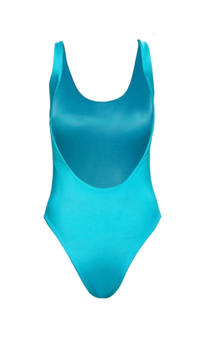 Turquoise Sunset Mirage One Piece Swimwear - YA OMRI SWIMWEAR