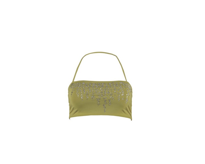 Verde Bikini Top Ya Omri Luxury Swimwear